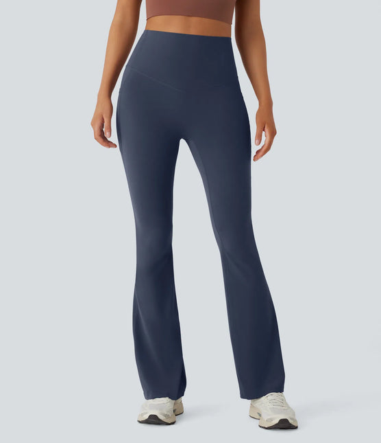 Leggings de yoga bootcut à taille haute, avec poche et effet amincissant Mood Indigo