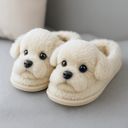Pantofole di peluche super realistiche per cani