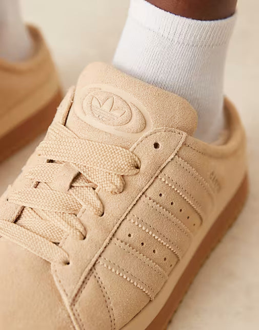 CAMPUS 00S WINTER LOW TRAINER MULES IN BEIGE