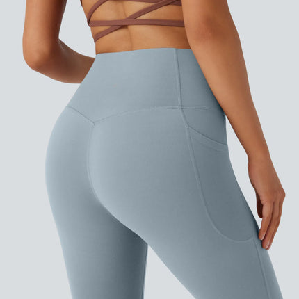 Leggings de yoga bootcut Halara à taille haute, avec poche et effet amincissant