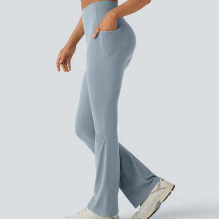 Leggings de yoga bootcut Halara à taille haute, avec poche et effet amincissant