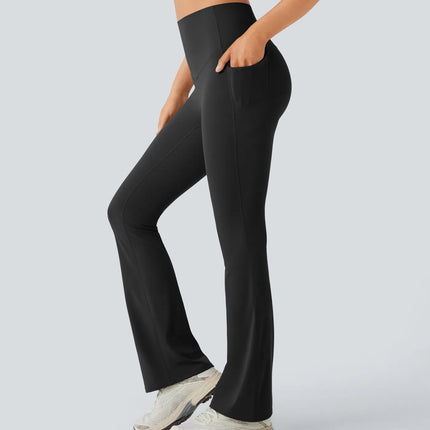 Leggings de yoga bootcut Halara à taille haute, avec poche et effet amincissant