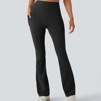 Leggings de yoga bootcut Halara à taille haute, avec poche et effet amincissant