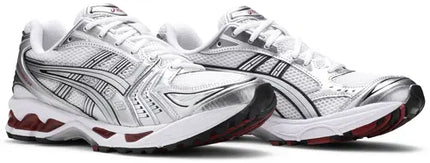 GEL KAYANO 14 ROUGE ARGENT PUR