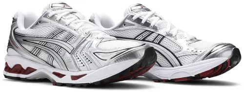 GEL KAYANO 14 ROUGE ARGENT PUR
