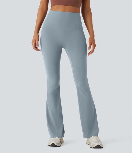 Leggings de yoga bootcut Halara à taille haute, avec poche et effet amincissant