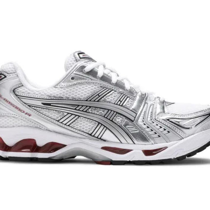 GEL KAYANO 14 ROUGE ARGENT PUR