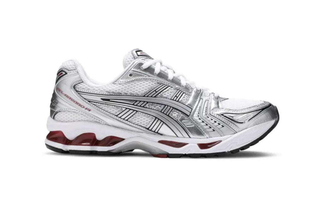 GEL KAYANO 14 ROUGE ARGENT PUR
