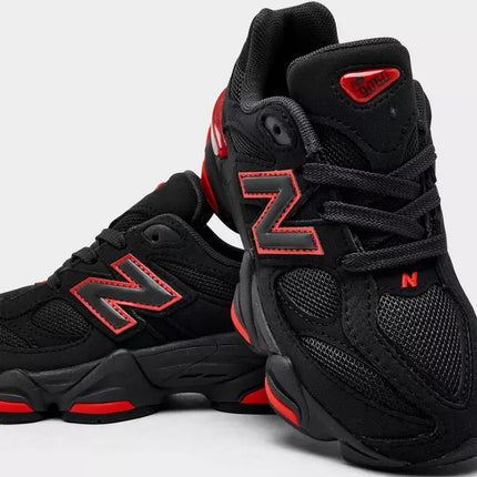 9060 Casual Black & Red