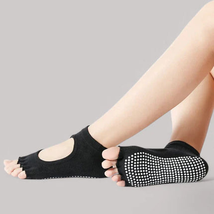 Two pairs of non-slip yoga socks / Pilates socks