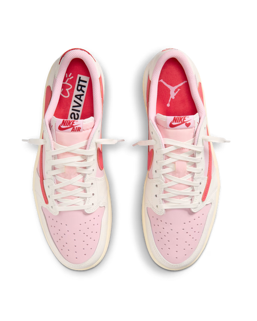 Air Jordan 1 Retro Low OG SP Travis Scott Sail Tropical Pink