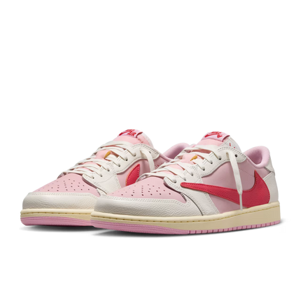 Air Jordan 1 Retro Low OG SP Travis Scott Sail Tropical Pink