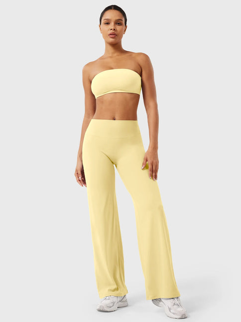 Leggings Droits Eddiy - Jaune bohème femme été 2026 Lumière Bohème
 
