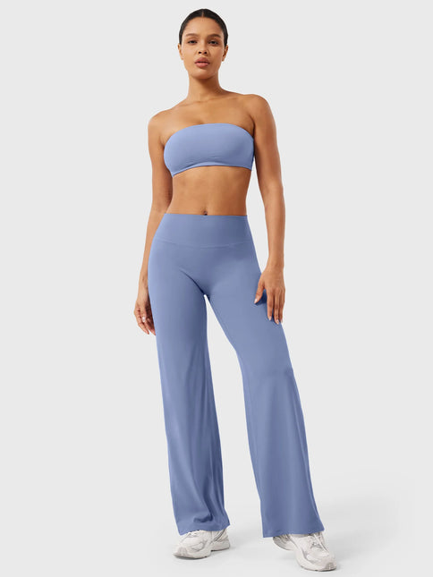 Leggings Droits Eddiy - Bleu bohème femme été 2026 Lumière Bohème