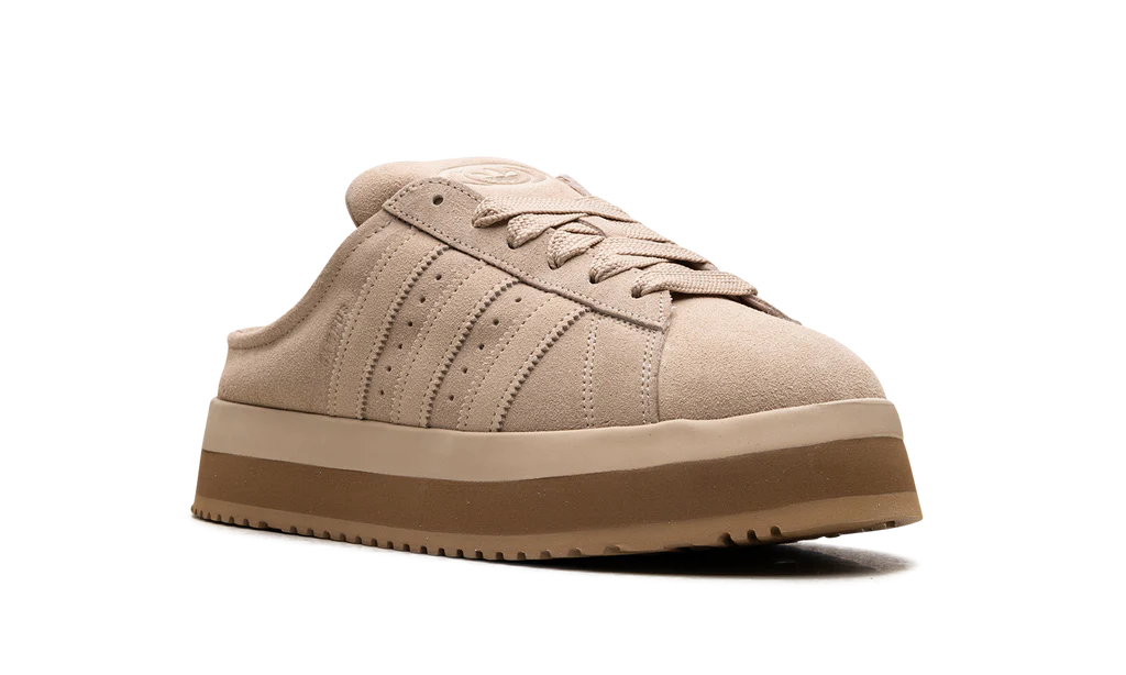 CAMPUS 00S WINTER LOW TRAINER MULES IN BEIGE